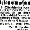 1896-03-31 Hdf Versteigerung Kirchengrundstueck